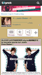Mobile Screenshot of glossyjustinbieber.skyrock.com