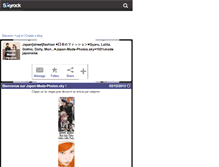Tablet Screenshot of japon-mode-photos.skyrock.com
