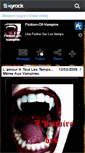 Mobile Screenshot of fiction-of-vampire.skyrock.com