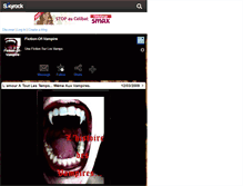 Tablet Screenshot of fiction-of-vampire.skyrock.com