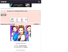 Tablet Screenshot of famous-demi.skyrock.com