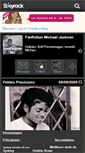 Mobile Screenshot of fanfiction-mj.skyrock.com