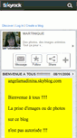 Mobile Screenshot of angelamadinina.skyrock.com