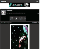 Tablet Screenshot of brian-molko.skyrock.com