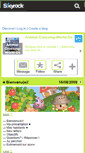 Mobile Screenshot of animal-crossing-world-ds.skyrock.com