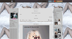 Desktop Screenshot of ladygaga-of.skyrock.com