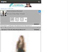 Tablet Screenshot of generations-disney.skyrock.com