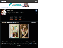 Tablet Screenshot of i-sophia-bush-i.skyrock.com