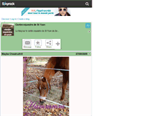 Tablet Screenshot of centre-equestre-st-yzan.skyrock.com