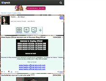Tablet Screenshot of hasko.skyrock.com