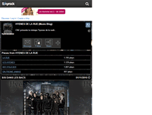 Tablet Screenshot of hyenesdelarueofficiel.skyrock.com