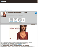 Tablet Screenshot of aliice-liife-x.skyrock.com