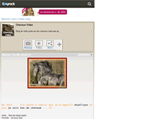 Tablet Screenshot of chevaux-video.skyrock.com