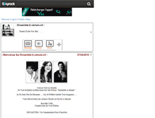 Tablet Screenshot of ensemble-a-jamais-x3.skyrock.com