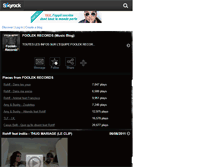Tablet Screenshot of foolek-records.skyrock.com