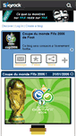 Mobile Screenshot of foot-cup2006.skyrock.com