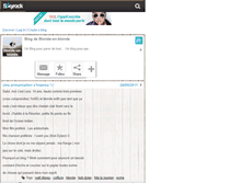Tablet Screenshot of blonde-on-blonde.skyrock.com