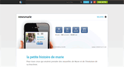 Desktop Screenshot of newsmarie.skyrock.com