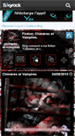 Mobile Screenshot of chimeres-et-vampires.skyrock.com