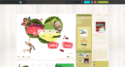 Desktop Screenshot of disneyspirit.skyrock.com