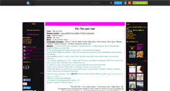 Desktop Screenshot of fic-the-last-year.skyrock.com