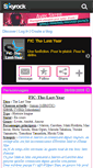 Mobile Screenshot of fic-the-last-year.skyrock.com