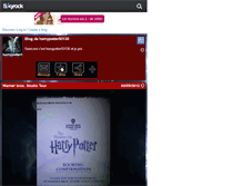 Tablet Screenshot of harrypotter93130.skyrock.com