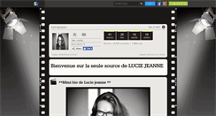 Desktop Screenshot of luciejeanne.skyrock.com