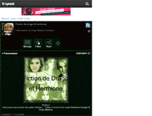 Tablet Screenshot of fiction-drago.skyrock.com