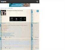 Tablet Screenshot of chroniqueadosamoureuse.skyrock.com