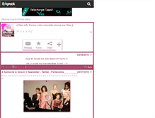Tablet Screenshot of glee-info-france.skyrock.com