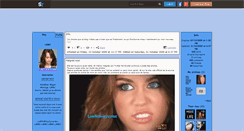 Desktop Screenshot of lamllemileycyrus.skyrock.com