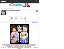Tablet Screenshot of commu-naruto-sakura.skyrock.com