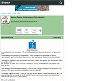 Tablet Screenshot of handibasket.skyrock.com