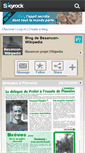 Mobile Screenshot of besancon-wikipedia.skyrock.com