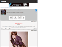 Tablet Screenshot of cute-justin-drew-bieber.skyrock.com