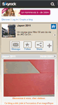 Mobile Screenshot of japon2011.skyrock.com