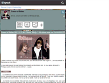 Tablet Screenshot of dream-of-bieber.skyrock.com