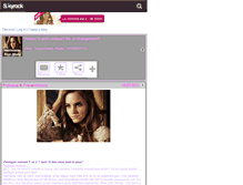 Tablet Screenshot of hermione-ron-story.skyrock.com