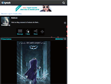 Tablet Screenshot of batman-thedarkknight.skyrock.com