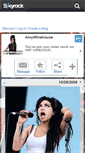 Mobile Screenshot of amywinehousefan.skyrock.com