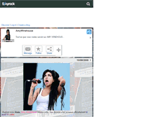 Tablet Screenshot of amywinehousefan.skyrock.com