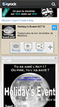 Mobile Screenshot of holidays-event-act2.skyrock.com