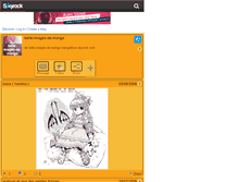 Tablet Screenshot of belle-images-de-manga.skyrock.com