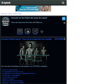 Tablet Screenshot of annuaire-fiction-lapush.skyrock.com