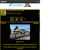 Tablet Screenshot of caravanedutourdefrance.skyrock.com