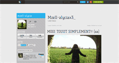 Desktop Screenshot of mzell-alycia.skyrock.com