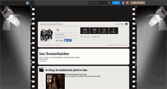 Desktop Screenshot of iansomerhalderofficiel.skyrock.com