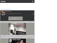 Tablet Screenshot of amelieneten-officiel.skyrock.com