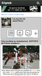 Mobile Screenshot of ecuriesdejeandheurs.skyrock.com